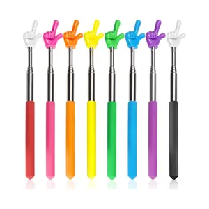 8PCS Extendable Teacher Pointer Sticks – Telescopic Hand Pointer for Classroom & Presentation