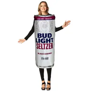 Adult Bud Light Black Cherry Seltzer Can Costume