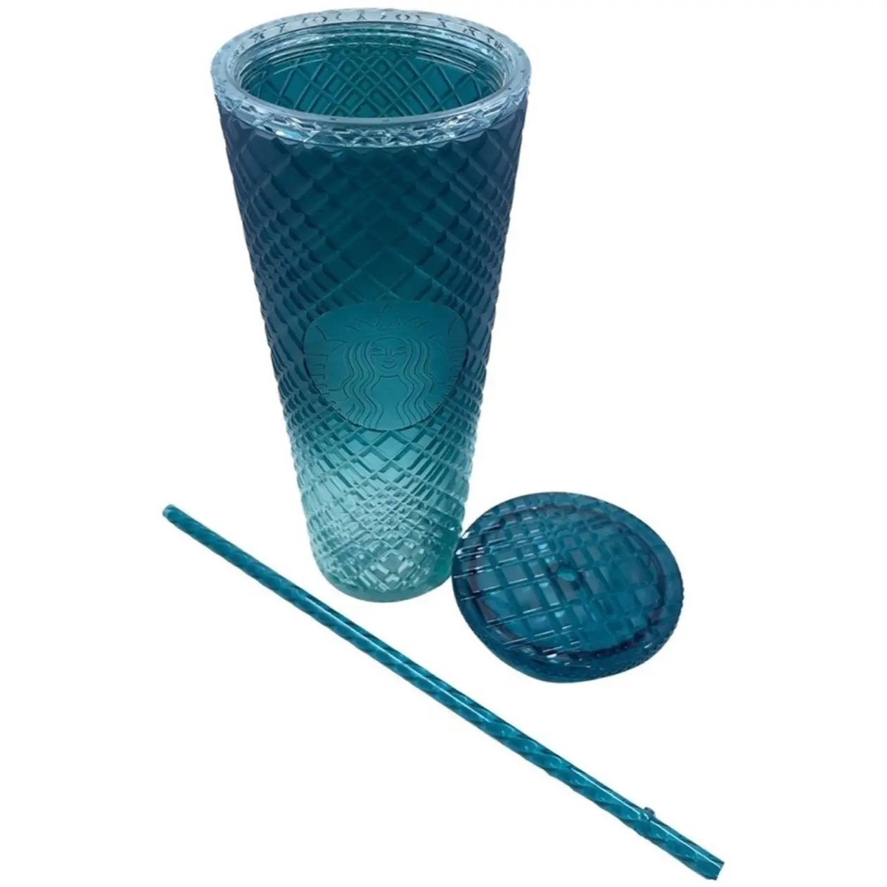 Starbucks 2023 Blue Ombre Jeweled Venti Tumbler 24Oz Cup - TikTok Shop