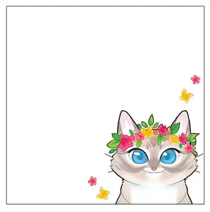 Princess Cecily White Sticky Note Pad