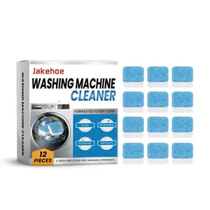 Washing Machine Cleaner Descaler, Deep Cleaning Tablets for Front Load and Top Load Washers, Odor Eliminator, Inner Drum & Seal Ring Clean
