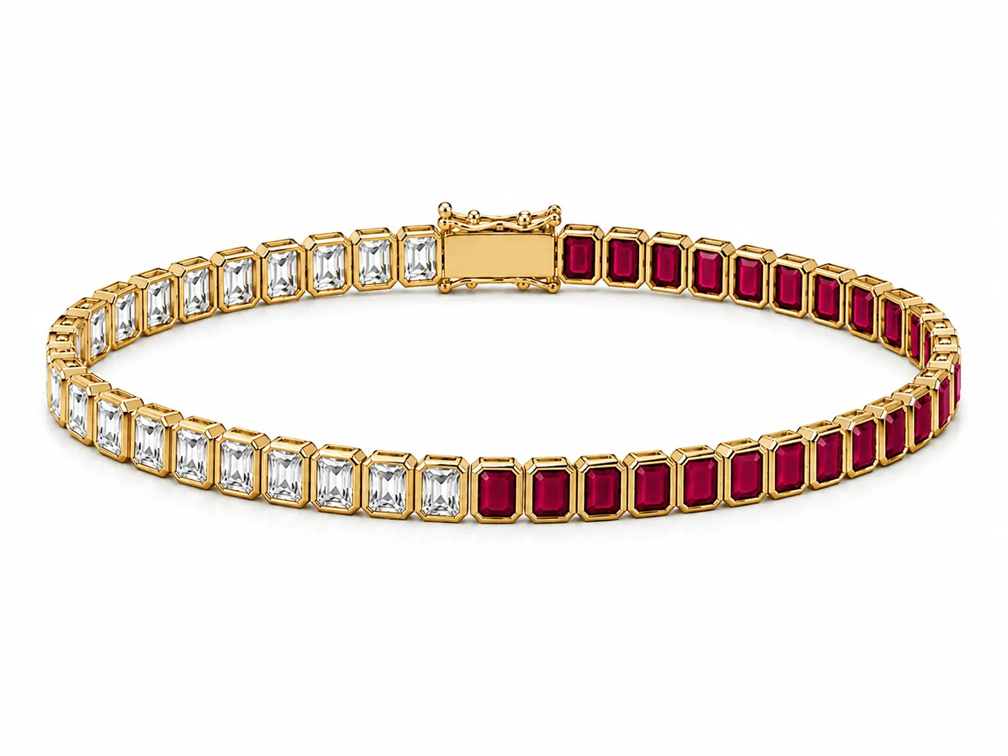 The Duchess Ruby & Diamond Tennis Bracelet