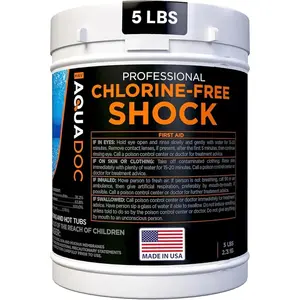 Aquadoc Non-Chlorine Spa Shock Treatment for Hot Tub - Enhances Bromine - 5 lbs Suitable Oxidizer