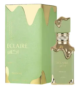Lattafa Éclaire Pistache Eau de Parfum 3.4 oz 100ml Long Lasting Unisex Fragrance with  Nutty & Creamy Notes