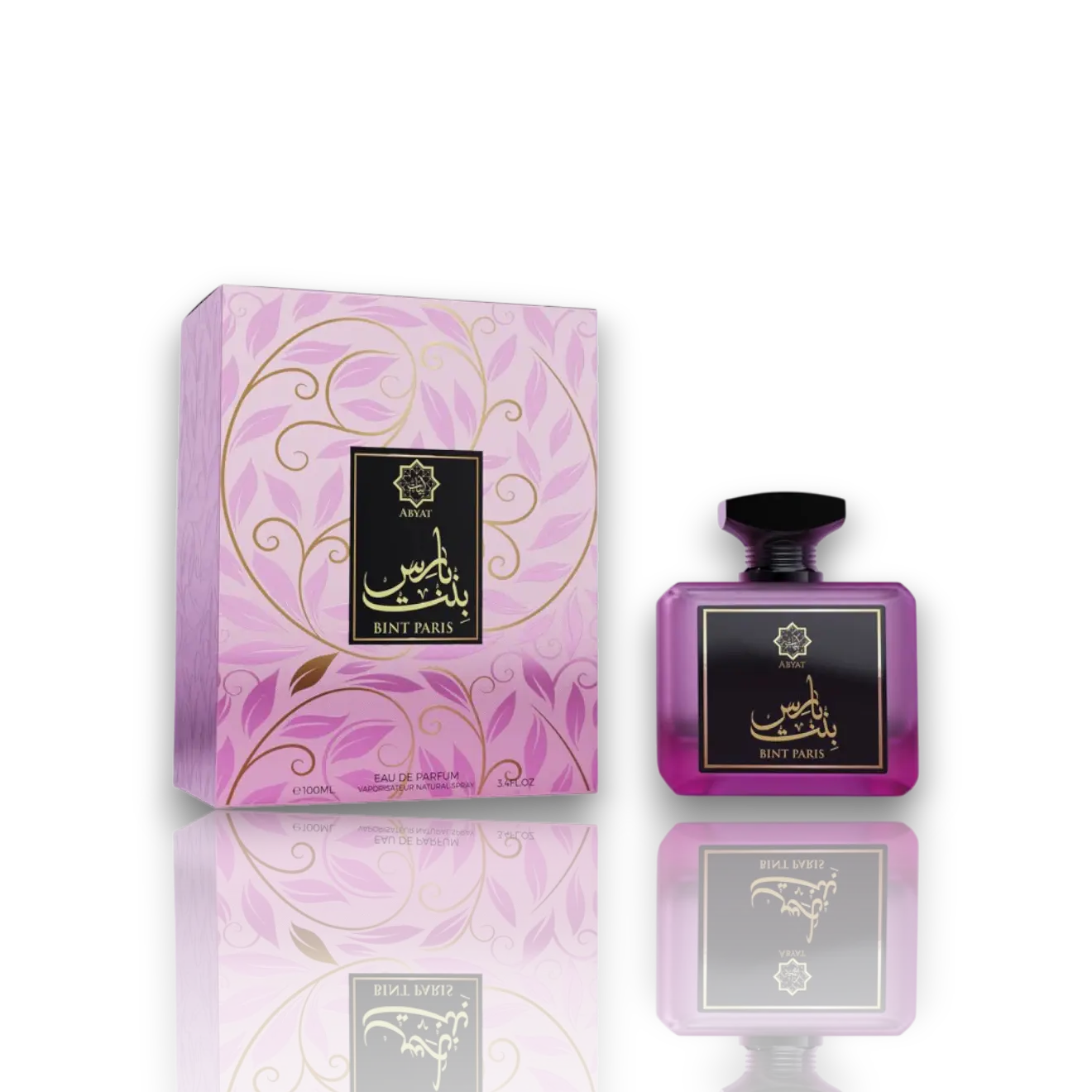 Abyat | Bint Paris | Women's Fragrance | 100 ML | Eau De Parfum | Salt - Ozonic Notes & Turkish Rose