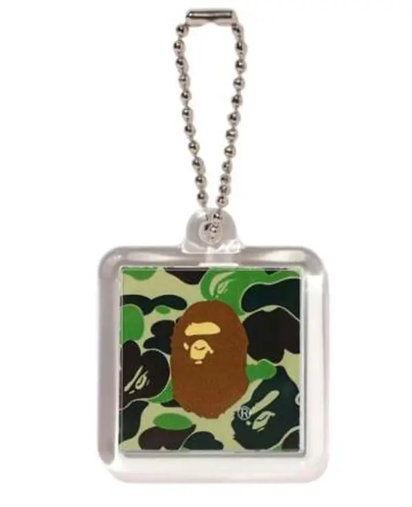 Bape ABC Camo Keychain ABC Green Camo