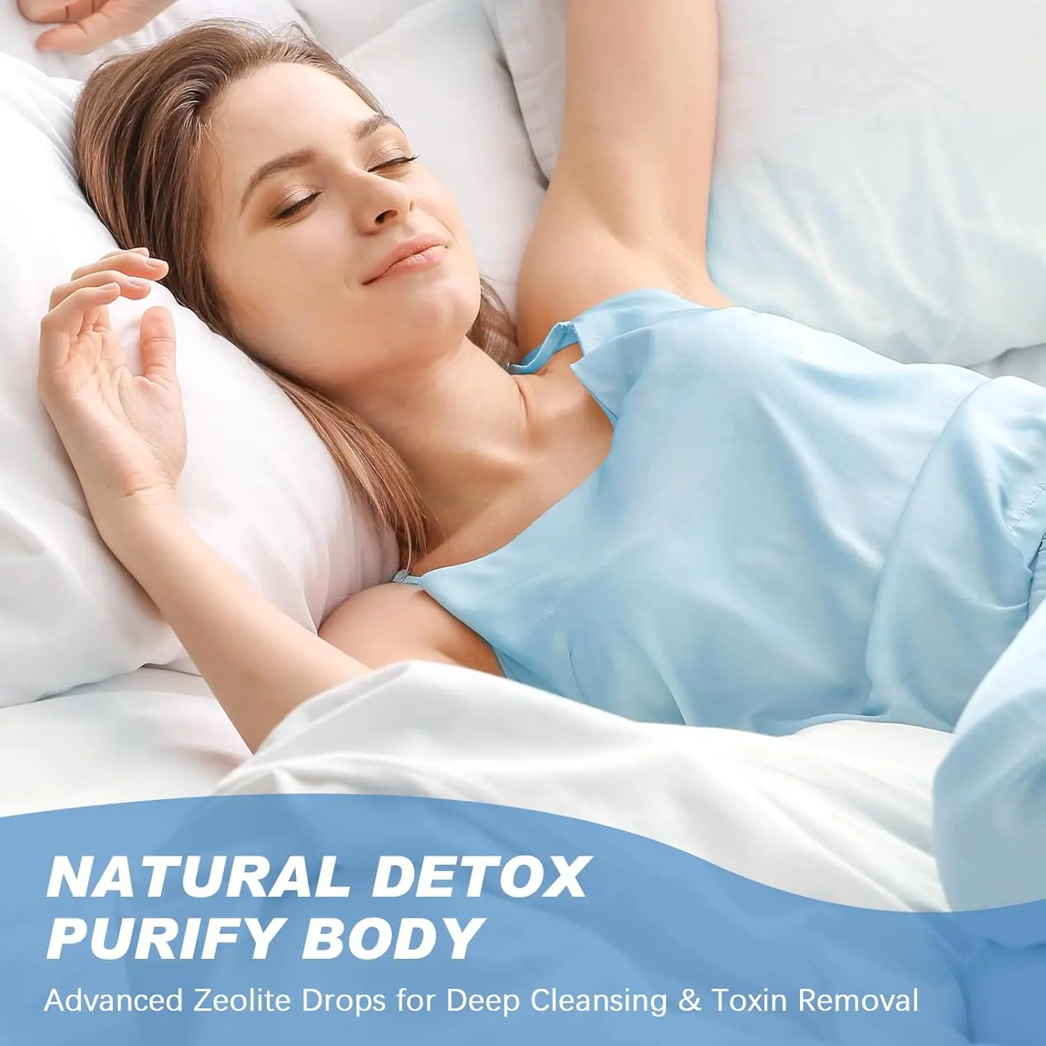 Adult Zeolite Detox with Vitamin B12 and D3, Milk Thistle, Dandelion ...