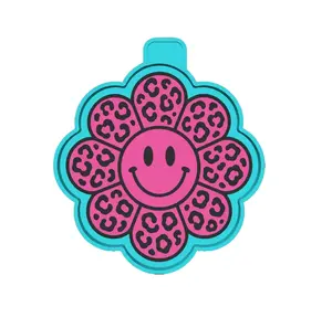 Leopard Smiley Daisy Freshie Mold