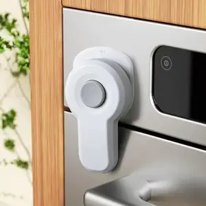 Child Safety Locks for Oven Door Window Cabinet Drawer Microwave, No Drilling Required, Recyclable, 1/2/3 Pack, Environmental Feature