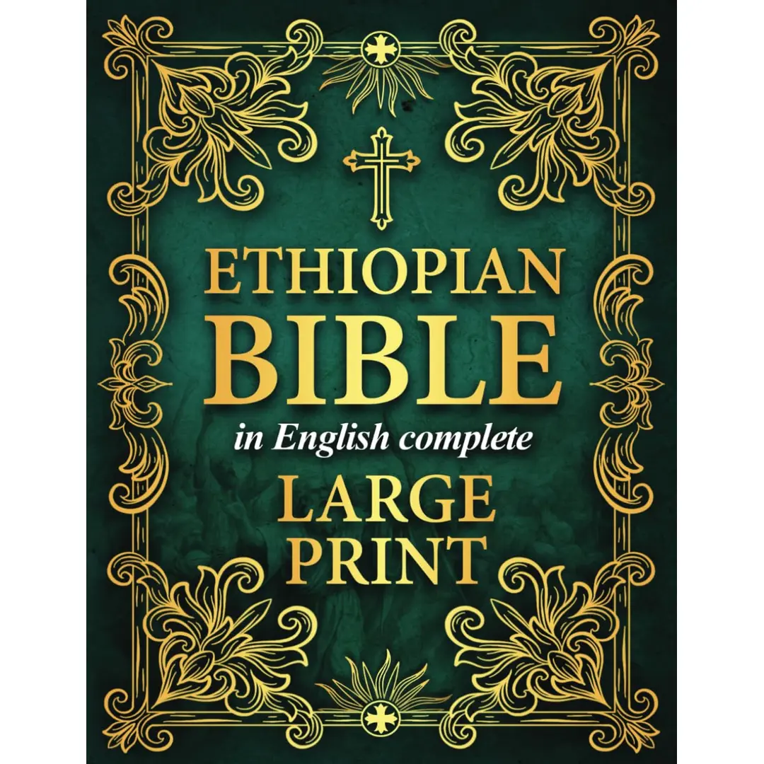 English Complete Large Print Trade Paperback Ethiopian Bible - 22 Apocryphal Books, Rejected Scriptures, Lost Texts, Reflection Resource, Spiritual Christian Biblical Gifting Item, 165 Bonus Digital Books