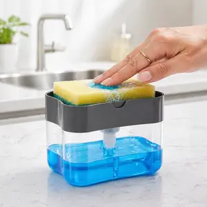Minimalist Soap Pump Dispenser – Black Refillable Bottle for Hand Soap, Dish Soap & Lotion summervibes
