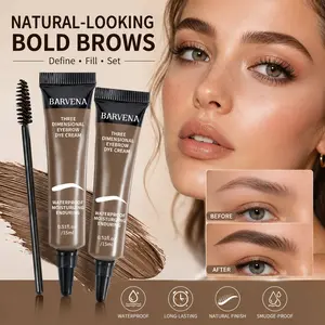 Eyebrow dye kit, long-lasting waterproof eyebrow gel, Eyebrow Styling Gel, all-day smudge-proof light-colored eyebrow mascara, creates natural wild brows, brow mousse with brush that does not fade, suitable for daily use cosmetics, Brow Tint