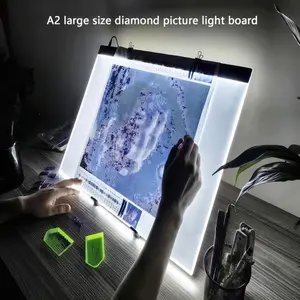 LED lamp mat is suitable for diamond painting art kit, diamond art lamp board, drawing board and USB power supply tracing lamp board, and is used for painting, sketching and animation diamond art accessories, Diamond Art Tools