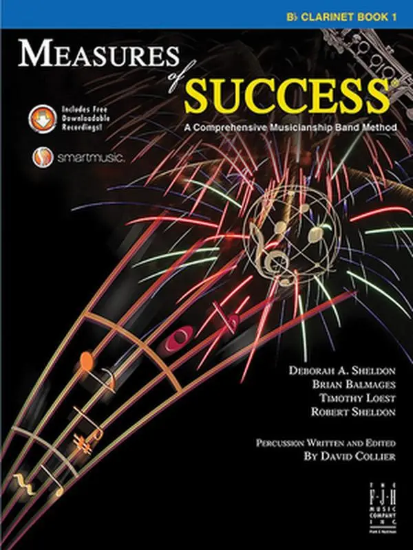 USED Book - Measures of Success Clarinet Book 1 by Deb Sheldon (Paperback) - english