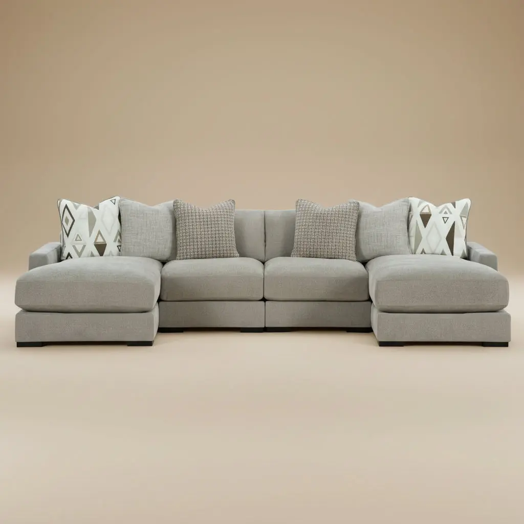 Aslan Court 4-Piece Sofa Pit Sectional