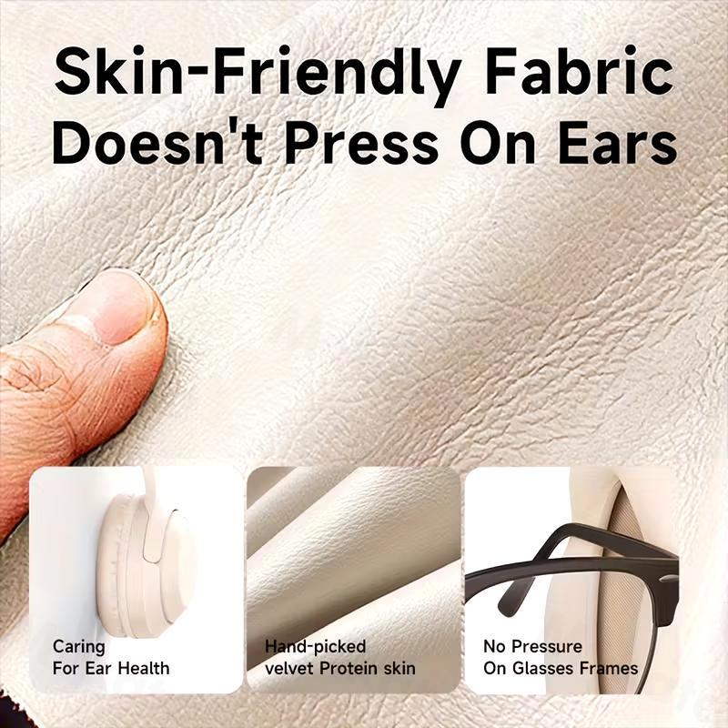 Mokata22 Bluetooth Headphones Over Ear, 90H Playtime, Bluetooth Wireless Headphones, 3 EQ Modes, Built-in HD Mic,  Electronic Headset OverEar comfort wearables Multi-Platform Gaming quiet immersive bass audifonos earpieces- play time Audio Black