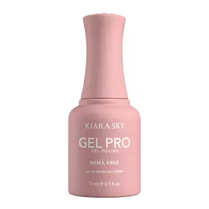 Kiara Sky Gel Pro - Love Fool HEMA-Free + TPO Free Nail Gel Polish | Intense Pigmentation, Long-Lasting Wear | Finish: Cream 15ml