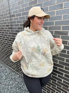 Camo Midwest Embroidered Hoodie