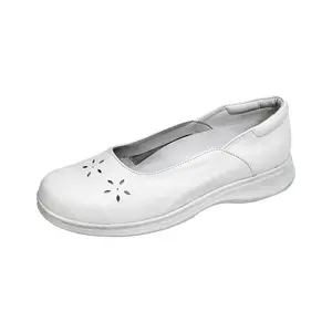 24 HOUR COMFORT Ariel Women's Wide Width Leather Slip-On Shoes