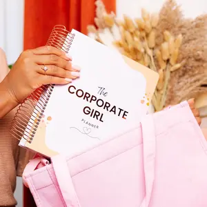 The Corporate Girl Planner, 6 month, Undated, Daily  - 2nd Edition spiral notebook Office Stationery Supplies