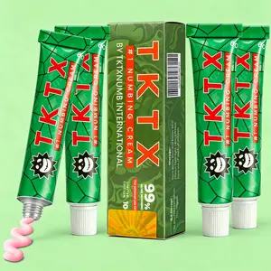 TKTX Tattoo Numbing Cream 4 Pack , Limited Edition 99% Very Strong, Relief Cream for Tattoos, Waxing, Microneedling, Lecithin External Cream(10g) Cosmetic.