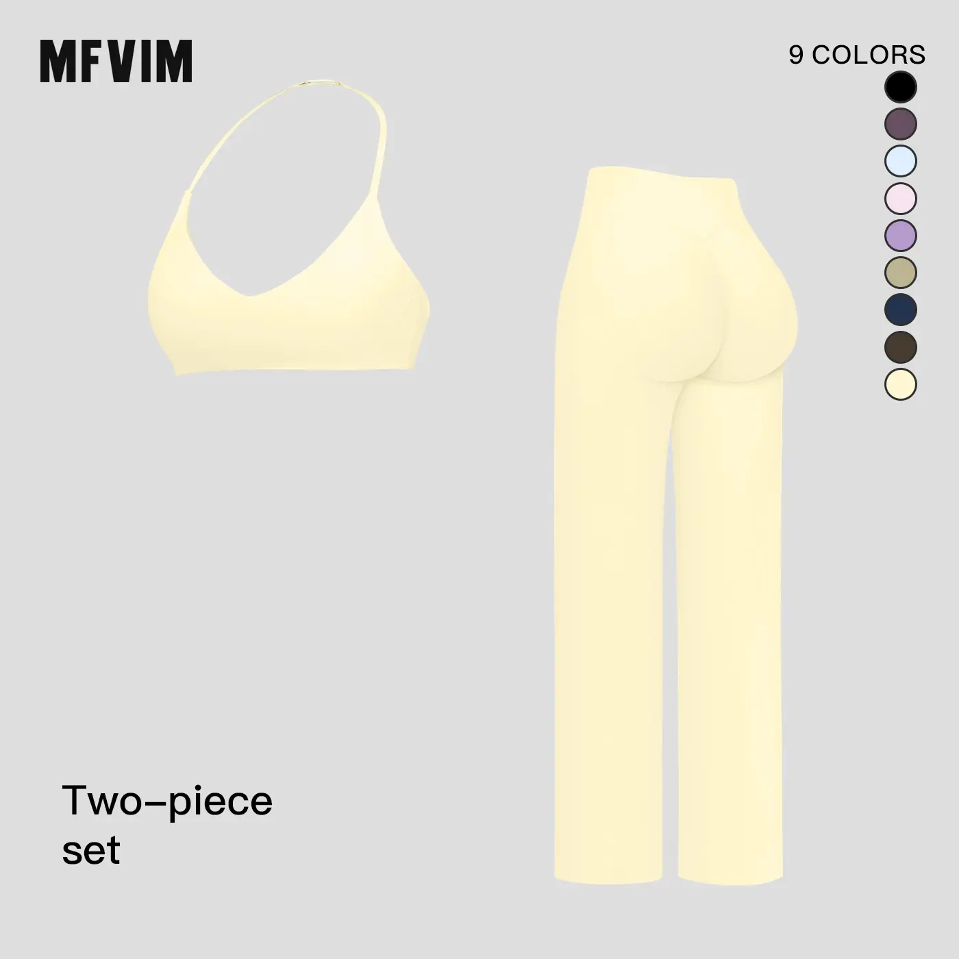 MFVIM Sporty Two-Piece Set Women's Plain Crop Cami Top & Flare Leg Pants Sports Set 78% Nylon 22% Spandex Comfy Breathable for Yoga Gym Workout Running,summerwins,travel essentials,camping essentials