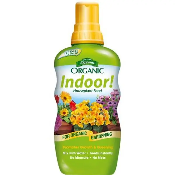Espoma 8oz Organic Indoor Houseplant Feed - Multi-Purpose Concentrate Fertilizer for Home Improvement, Garden Supplies, Promotes Growth & Growing, 8 Oz Container
