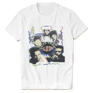 Bell Biv Devoe Band Music Tour White T-shirt Vintage Unisex Casual Shirt Cotton Fabric