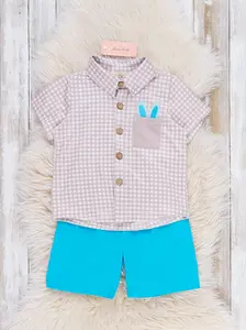 Bunny Peek Pocket Embroidered Outfit