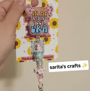 Beadable badge reels