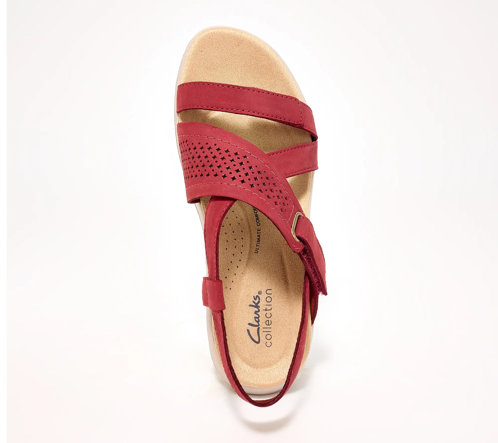 Clarks Collection Adjustable Leather Sandals -Maelynn Brook Clarks Collection Adjustable Leather Sandals -Maelynn Brook