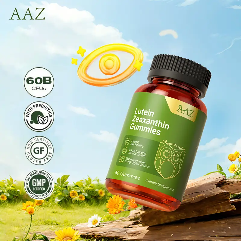 AAZ- Lutein Gummies 180 mg withZeaxanthin to support eye health, 60 Gummies FitnessSupplement Healthcare Edible Dietary Optimum-afs1 Vitamin