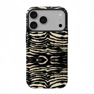 Zebra Print Protective Phone Case for iPhone 17 Pro Max, 16, 15, 14, 13, 12 – Dual Layer Shockproof Cover with Polycarbonate Shell & TPU Lining
