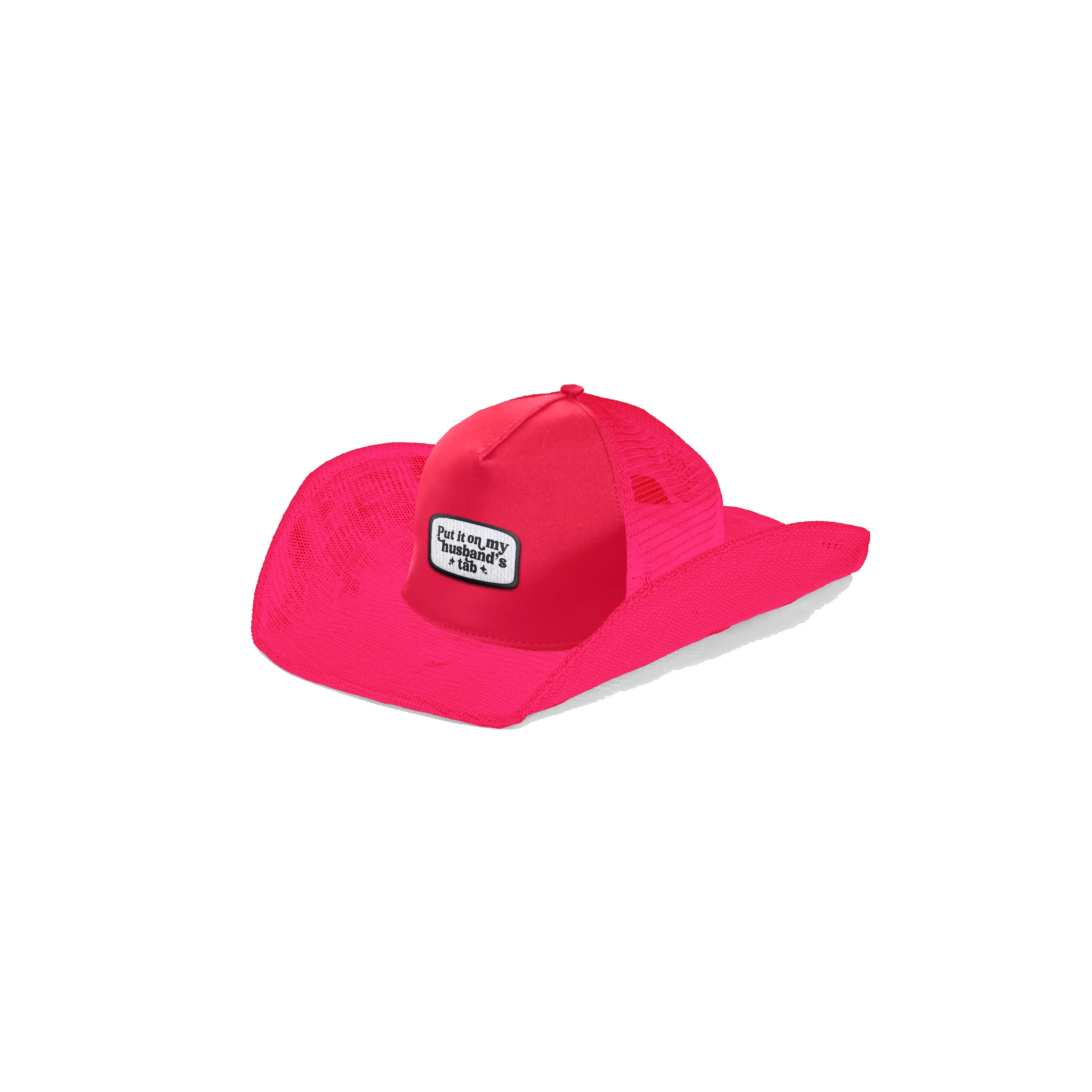 PUT IT ON MY HUSBANDS TAB COWBOY SNAPBACK: 5 PANEL
