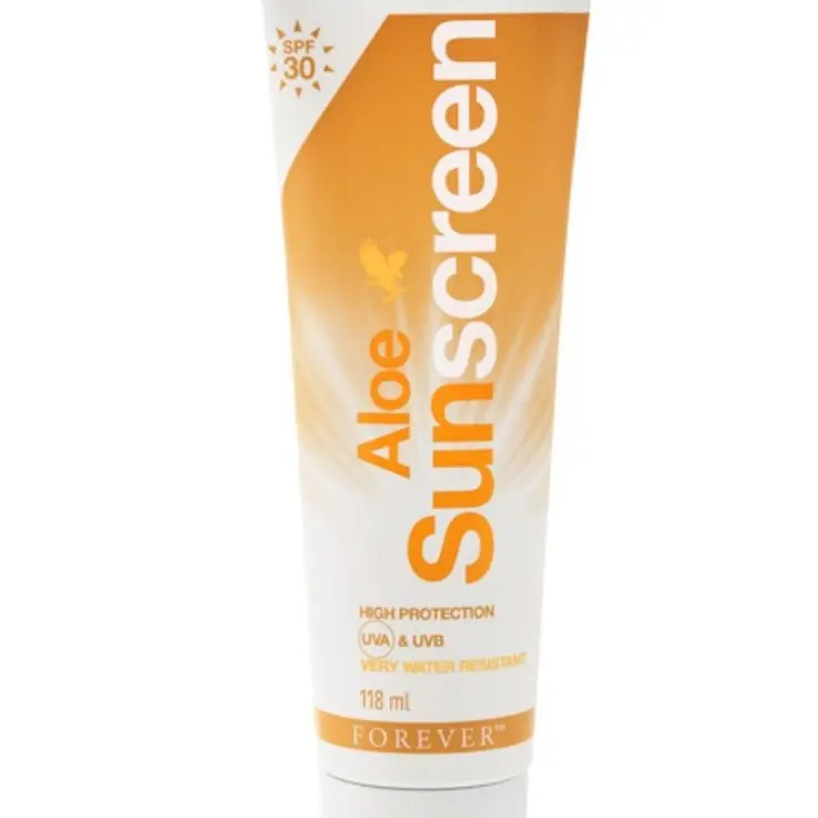 FOREVER ALOE SUNSCREEN SPF 30- Hydrating Aloe Vera Sun Protection. Hydrates & Soothes Skin- Lightweight, Non Greasy Formula
