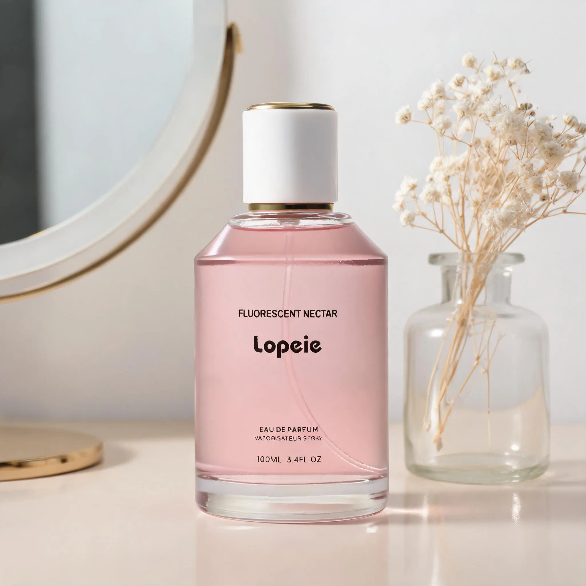 Fluorescent Nectar Eau de Parfum Spray, Long Lasting Daily Wear Fragrance for Women with Fresh Fruity Floral Scents, 3.4 FL OZ (100ml), Daily Wear Perfume, Fruity Floral Fragrances, Floral Fruity Scents