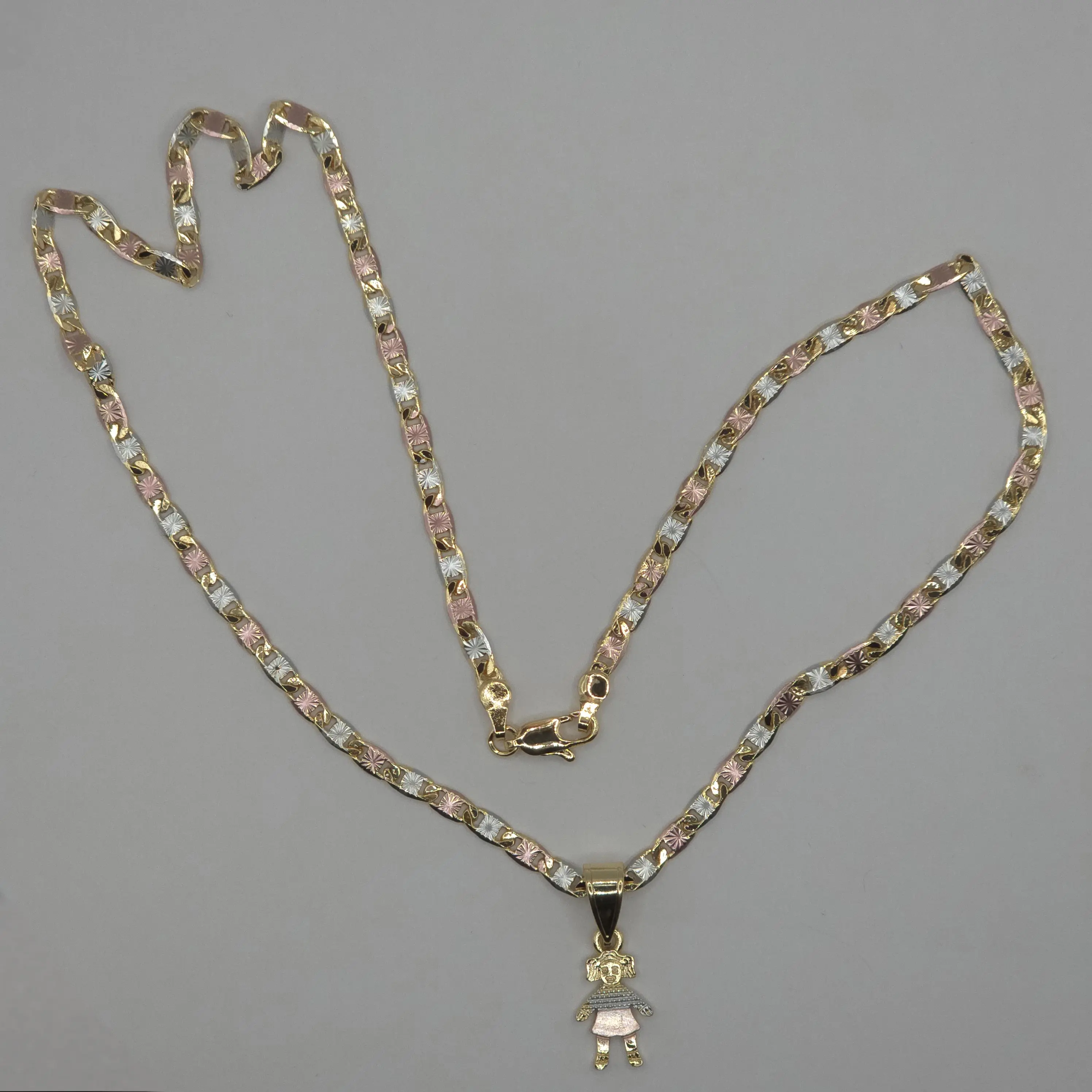 Kid pendant with necklace three colors - Aviable in three options: Boy or girl or both options.