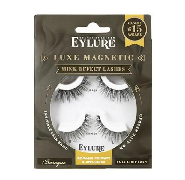 Eylure Mink Effect Luxe Magnetic Eyelashes Banoque