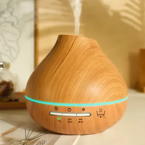 1pc Large-Capacity Simulated Wood Grain Aroma Diffuser