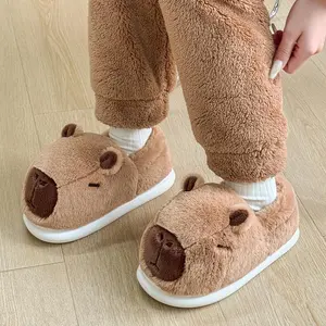 Capybara Cute Thermal Home Shoes, Plush Comfort and Casual Home Shoes-Autumn and Winter New Year and Christmas Gifts spellbound  shoes
