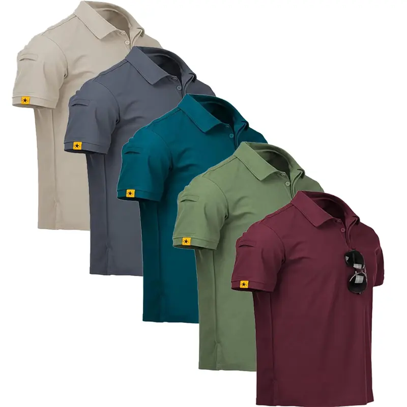 Military Green + Burgundy + Gray + Apricot + Dark 