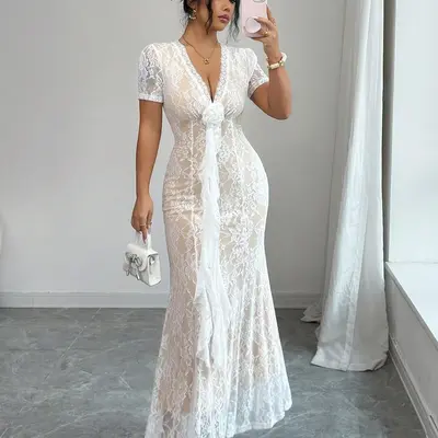 Asos Embroidered Dress