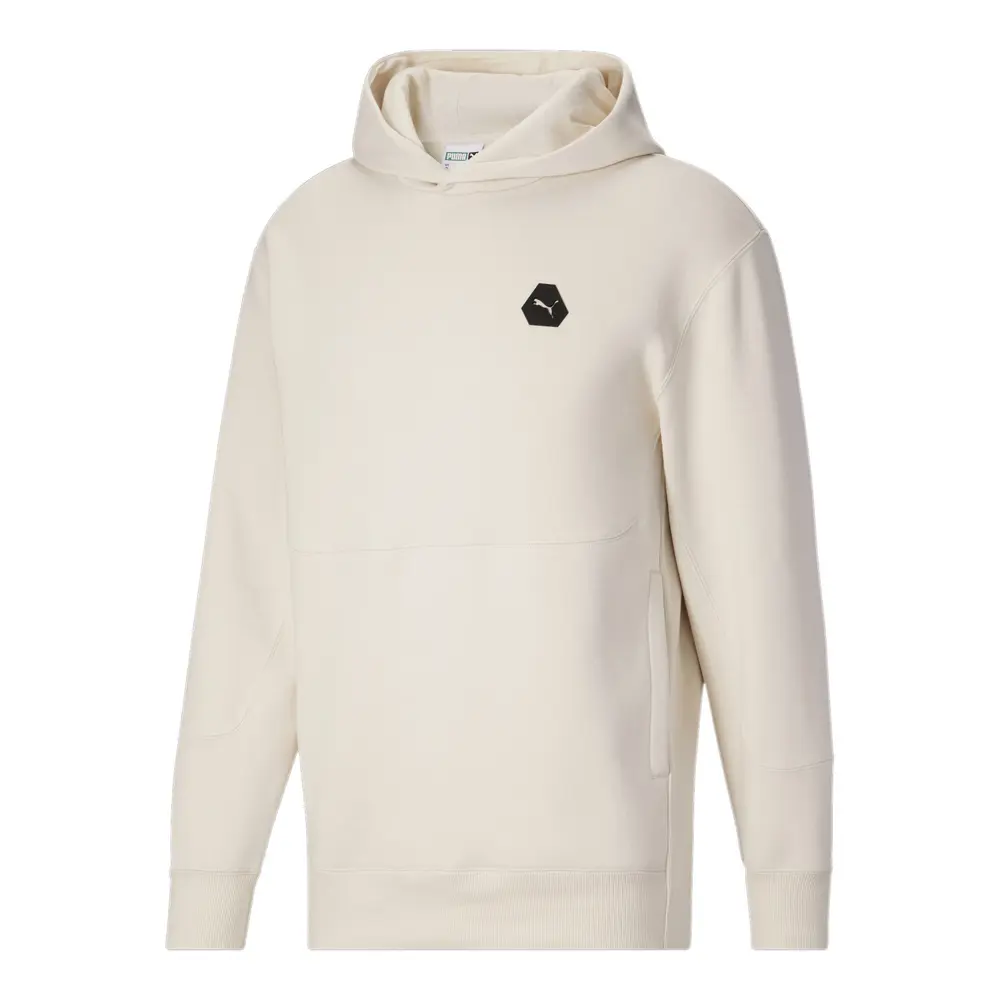 PUMA Mens Rudagon Logo Hoodie Casual Outerwear Casual - White