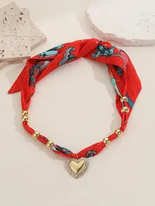 Fashionable Small Bird Graffiti Elephant Shape Pendant Steel Beads Scarf Necklace Charms Necklace, Perfect Gift for Scarf Lovers