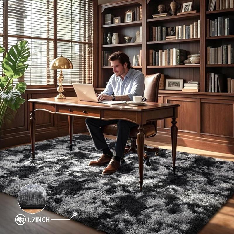 Soft Fluffy Luxury Shag Area Rug, Fluffy Long Shag Carpet For Living Room, Luxury Modern Plush Carpet, Dormitory Interior Home Decoration, Upgraded Non-Slip, Can Be Cleaned With A Brush, Machine Washable,Shaggy Floor Carpet For Living RoomBedroom