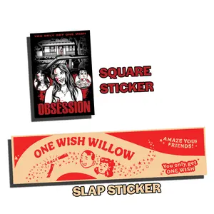 One Wish Sticker for Car, Laptop flasks etc, Water-proof and UV-resistant, 6 Inches Wide, 2 inches tall, 4oz weight