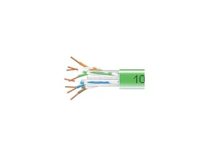 Black Box EYN879B-PB-1000 GigaTrue CAT6 550-MHz Solid Bulk Cable - Unshielded, Plenum, Green, 1000-ft. Pull Box
