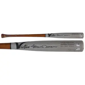 Jarren Duran Boston Red Sox Autographed Game-Used Gray and Brown Victus Bat from the 2024 MLB Season - Fanatics Authentic Certified