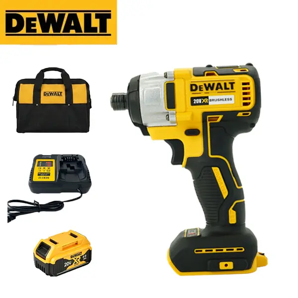 DEWALT DCF887 20V MAX Brushless 1/4"-Drive Impact Driver, 205Nm High Torque Power Tool for Home Improvement & DIY Repairs, Toolbox Essential truck car electric cordless inch half garage use wrench tool set angle w kit,project brushless impact gun atomic