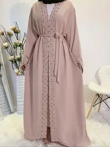 Diamante Maxi Long Dress, Elegant Evening Gown, Sparkling Party Attire, Women's Formal Wear, Perfect for Special Occasions, Chic and Stylish Design, Outerwear, Woven Cardigan